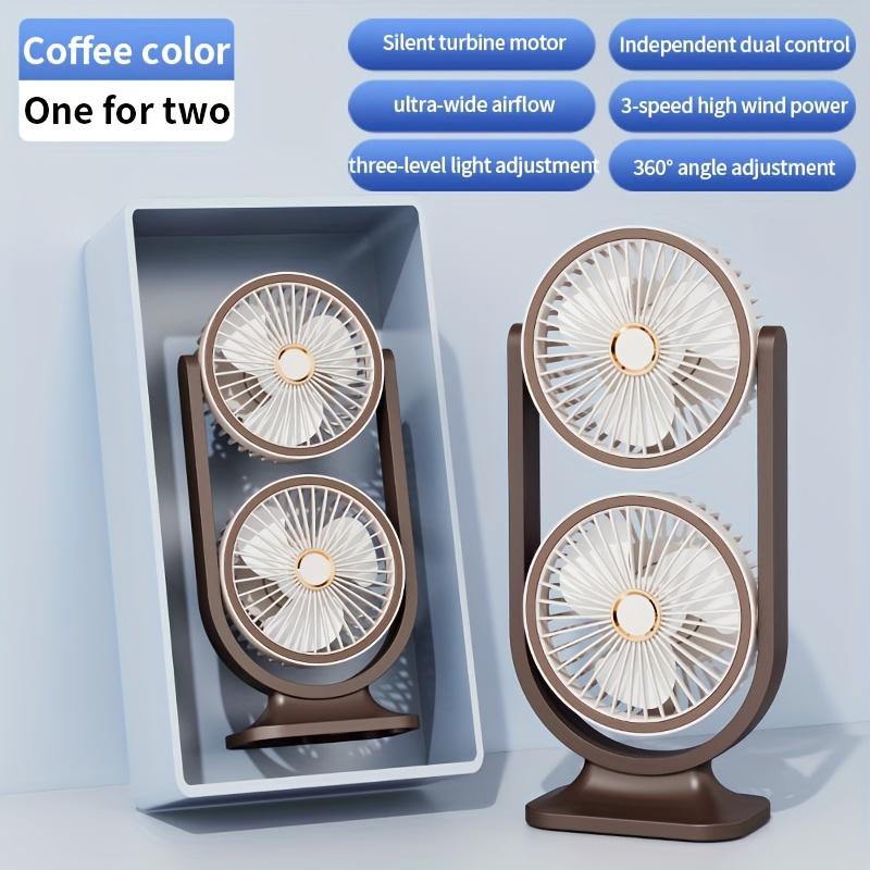 

Double Head Fan, Silent Fan 1 теплый белый