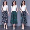 Pantaloni Gonna Floreali da Donna In Estate Pantaloni Sottili e a Gamba Larga Pantaloni Ampi e a Vita Alta Cotone e Seta Pantaloni Corti Pantaloni a Gamba Larga