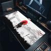 Samurai and The Red Sun Gaming Mouse Pad Non-Slip Durable Desk Mat Pc Accessories Katana Mousepad Gaming Mats PC Tapis De Souris