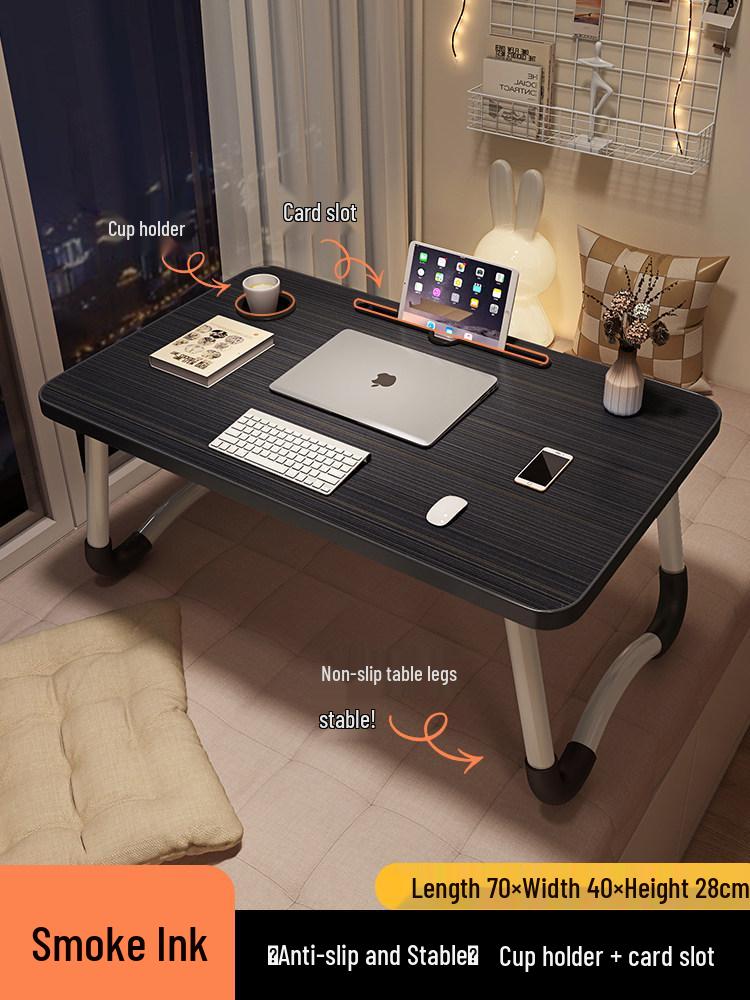 Foldable Bedside Table & Study Desk for Dorms and Kids