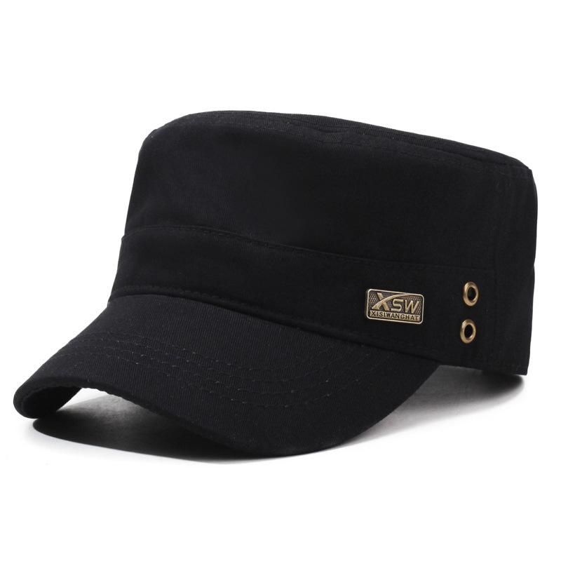 Men's Flat Top Cap Outdoor Fishing Cap Spring Autumn Cap