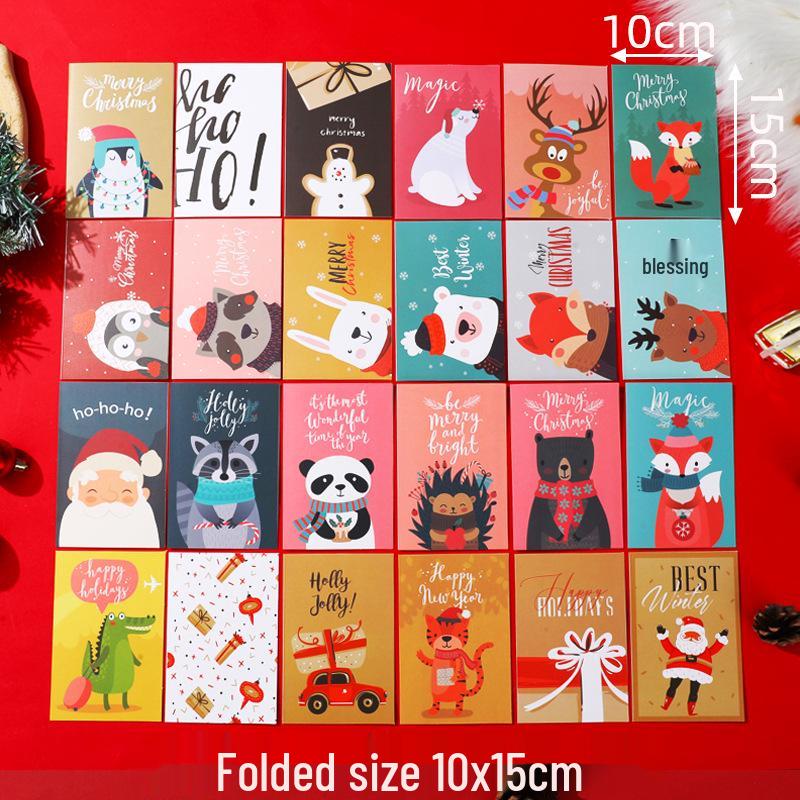 3D Christmas Music Greeting Card - Mini Cartoon Design for Children