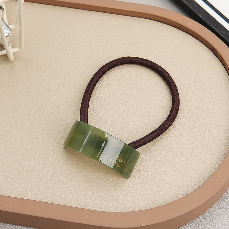 Korean Acetate Irregular Hair Ties Fashion Elastic Hair Bands Scrunchies Headbands For Women Ponytail Tie Ropes Hair Accessories