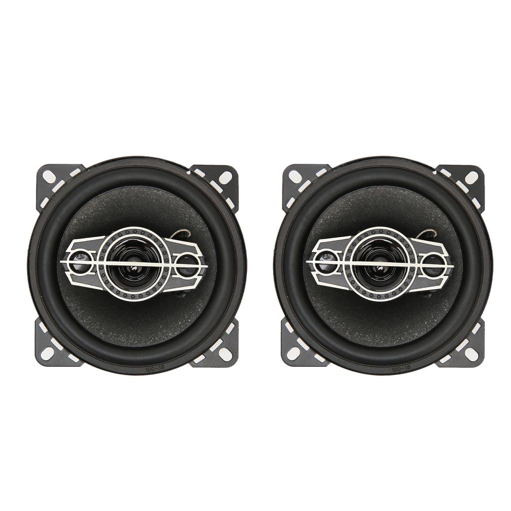 2 Pcs Car Coaxial Speakers 300W Full Range Bass 4 Ohm 4 Inch Stereo Car Sound Loudspeaker Vehicle