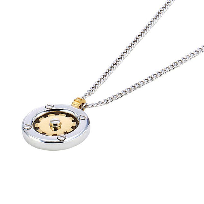 BE/GINS Argent925 VIS À TEMPS ROUE DENTÉE PIÈCE COLLIER POUR ANIMAL DE COMPAGNIE