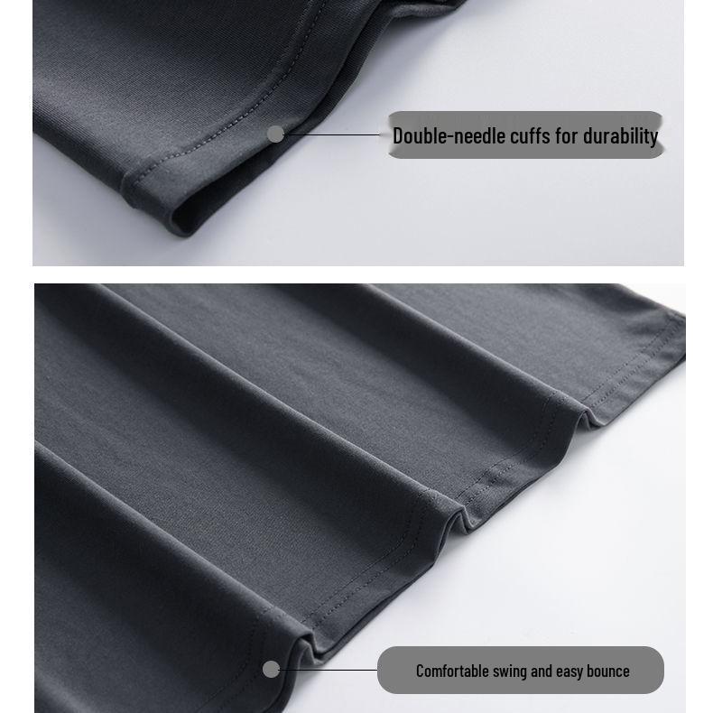 Men's Short-Sleeve Korean Style Polo Shirt with Collar