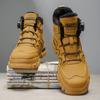 Men’s Winter Warm Boots Black Casual Hiking Boots Yellow Outdoor Sport Boots Plus Size High Top Sneakers