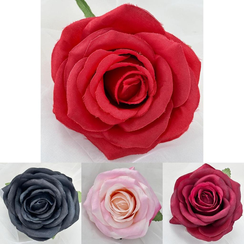 Rose Synthetic Flowers For Wedding And Home Decor With Multicolor Silk Fabric For Photo Shoots