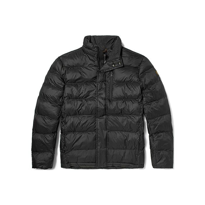 Timberland Solid Color Casual Stand Collar Warm Cotton Jacket Men Jacket Black A2EPB-001
