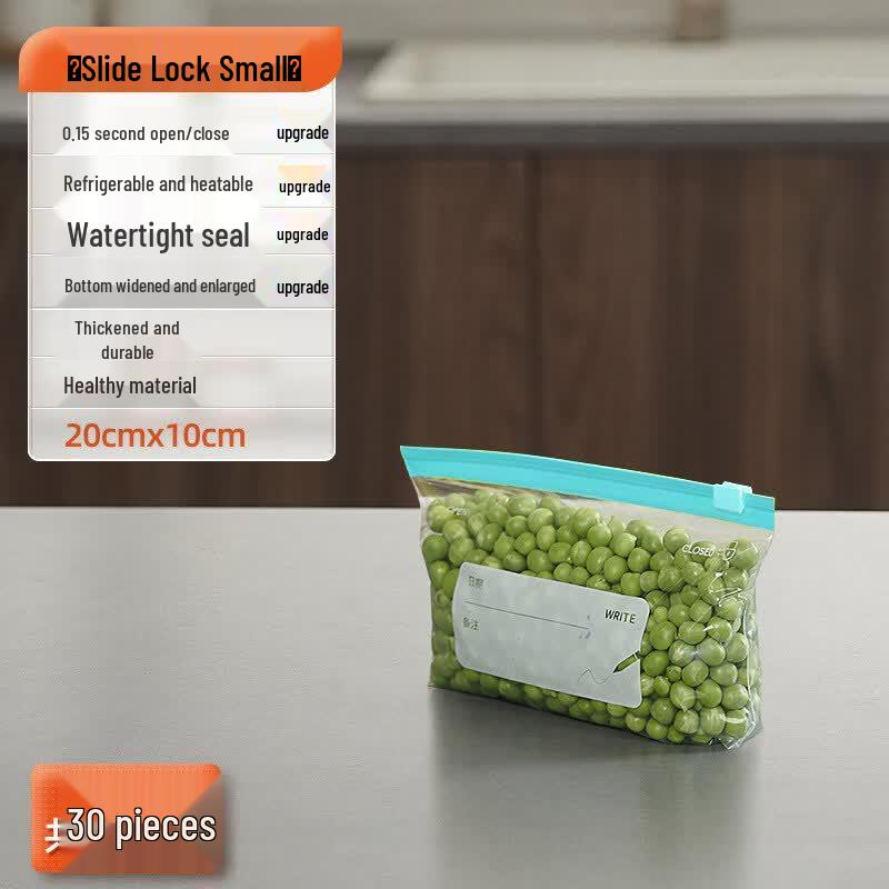 ZISIZ Food Grade Thickened Zipper Storage Bags