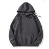 Women's Trendy Solid Color Drop Shoulder Hoodie - Casual, Warm, and Versatile Autumn/Winter Pullover Top