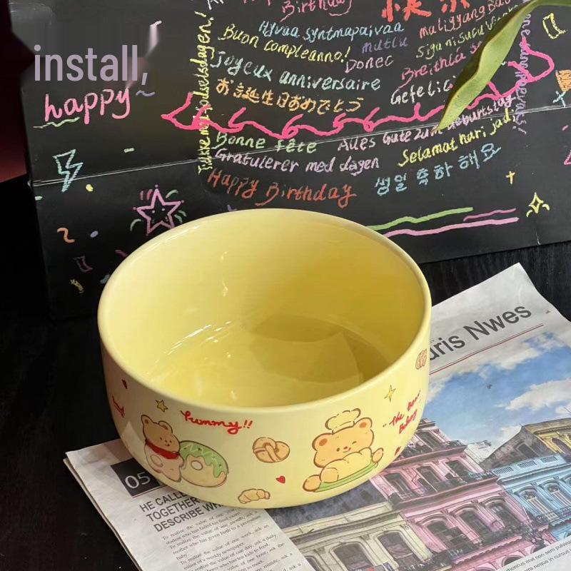 Bol antidérapant pour chat et chien pour nourriture/eau avec protection du cou, grand diamètre