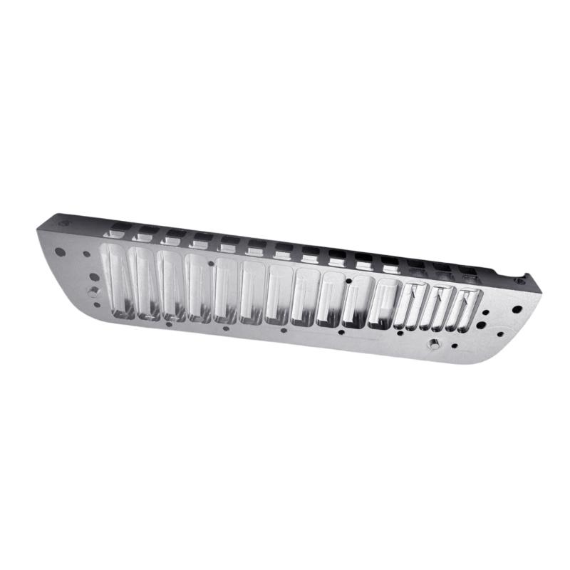 Aluminum Smooth C Key Harmonica Mouth Organ Metal Comb Harmonica for Easy Play and Quick Assembly Easy To Use