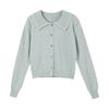 A Short, Stylish Cardigan Sweater for Women's Early Autumn, A Sweet Knitted Top
