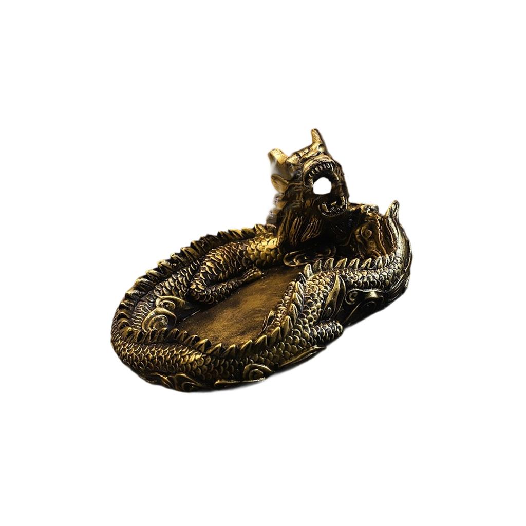 Traditional Chinese Dragon Ashtray For Living Room Tea Table MultiPurpose Use Resin Ashtray for Home Decoration
