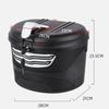 Plastic Electric Scooter Basket Large Capacity Anti-theft Baskets Replacement
