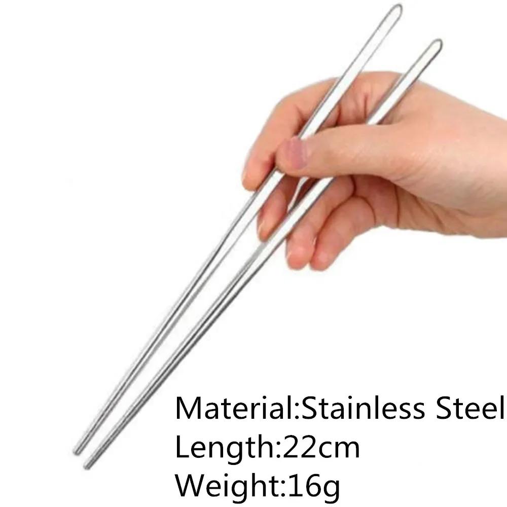 

Chinese Chopsticks Holder, 304 Stainless Steel, Rest Stand, Metal, Reusable Knife, Spoon, Kitchen Tableware