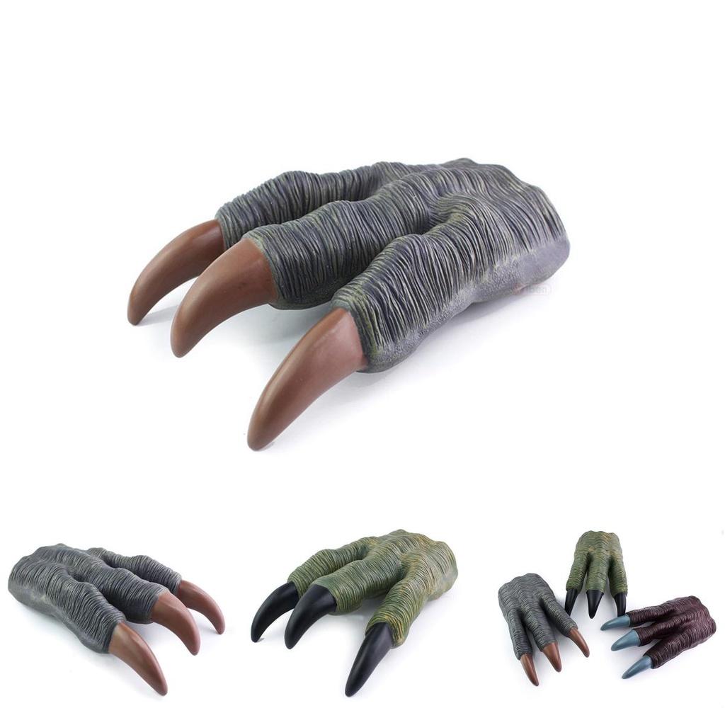 Jurassic Dinosaur Claw Toy T-rex Glove Puppet With Realistic Soft Rubber Claws