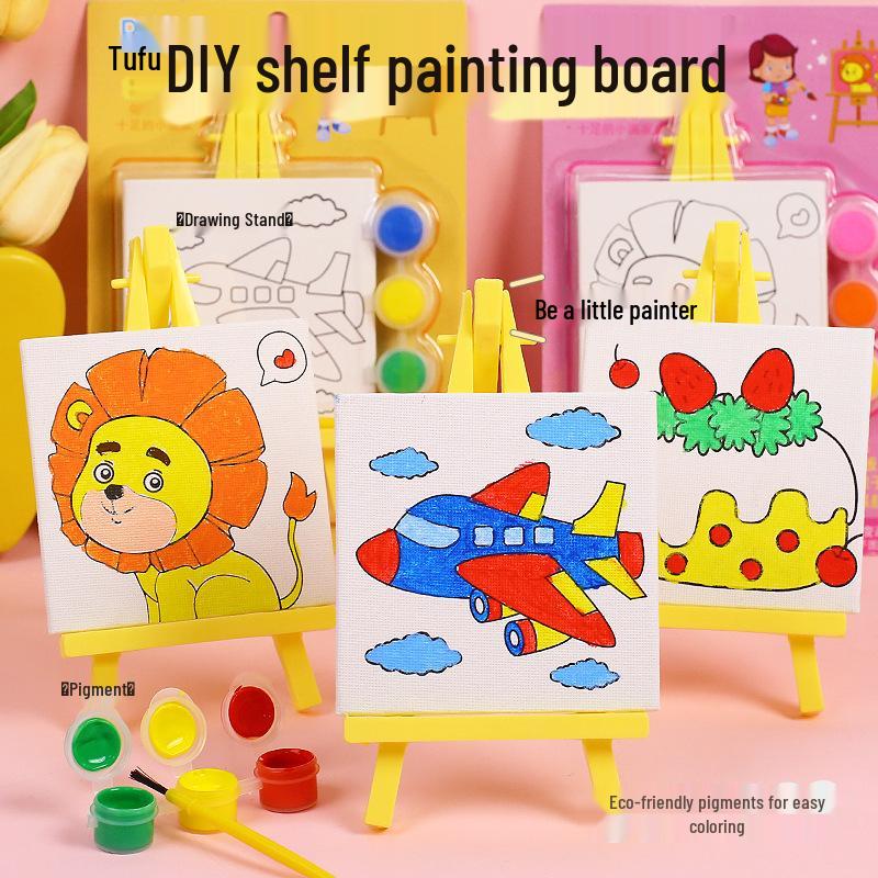 Children s Cartoon Drawing Board Set: DIY Art & Coloring Toys for Kindergarten Coloring