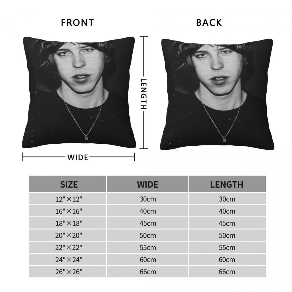Catfish And The Bottlemen Van Mccann Square Pillowcase Polyester Linen Velvet Creative Decor Throw Pillow Sofa Cushion Cover