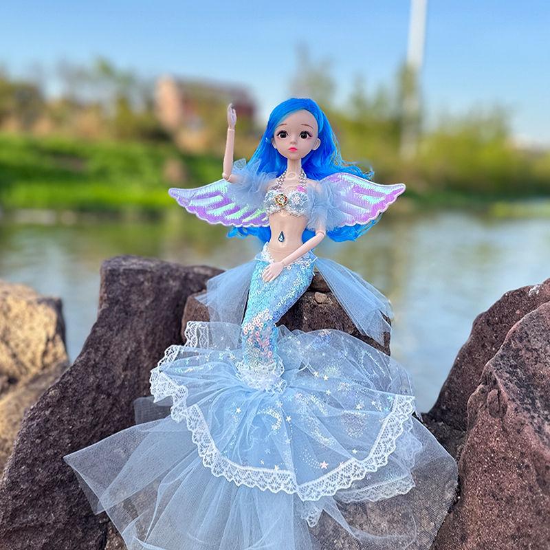 Superior-Grade 45Cm First-Class Colorful First-Class Mermaid Top-Grade Doll First-Class Rainbow Superior-Grade Princess Top-Grade Toy