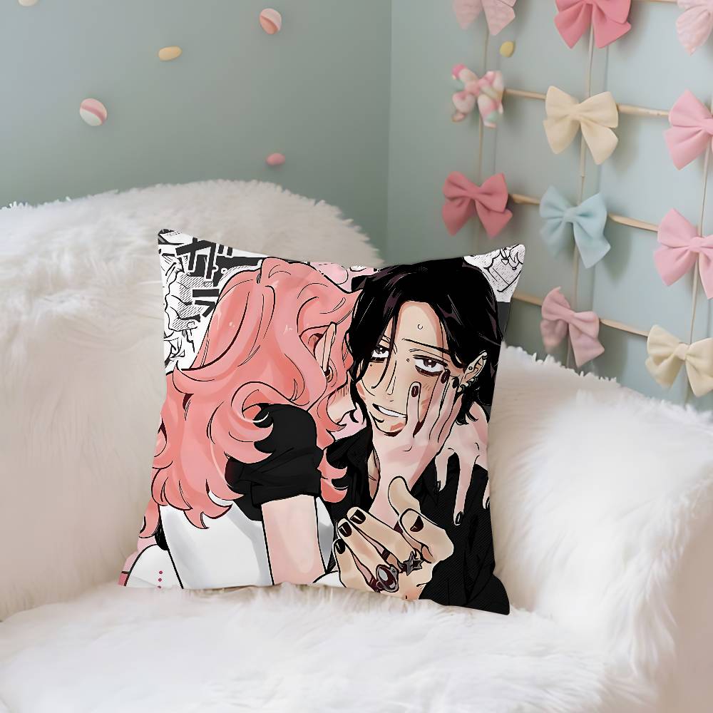 

Cutemitsuki X Aya Matching Kawaii Throw Pillow Covers Pattern Cushion Cover Suitable For Sofa Bedroom Car Pillow Cover 40x40 cm
