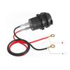 Car Charger Cigarette Lighter Socket Dual Port USB Type-C Port Charging Power Outlet Car Socket with LED Voltmeter Charger
