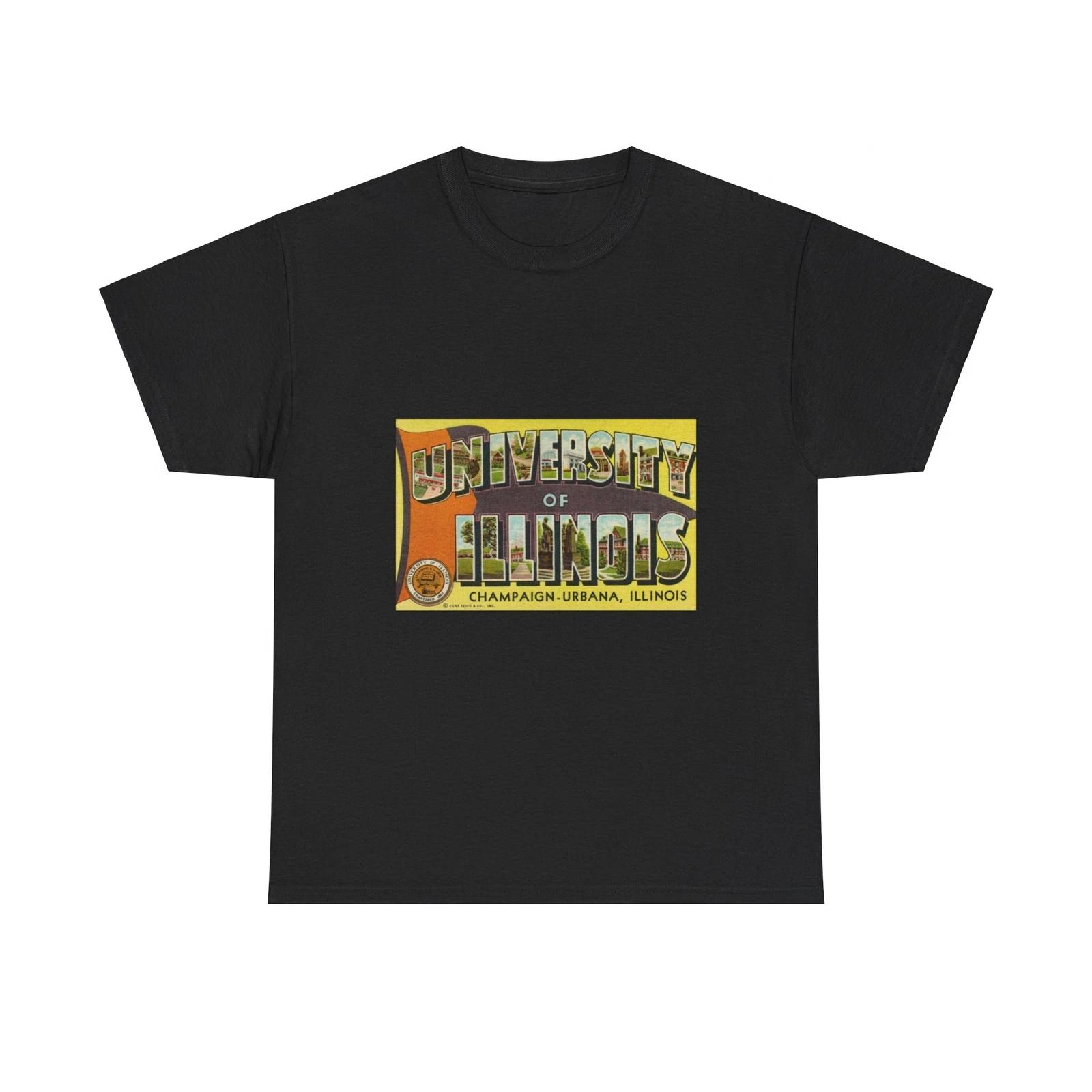 Greetings From The University of Illinois (Greeting Postcards) T shirt 3XL