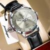 POEDAGAR Luxury Fashion Watch for Man Leather Date Week Casual Quartz Clock Waterproof Luminous Business Watches Reloj