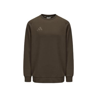 adidas Combat Sports Series Round Neck Pullover Casual Long Sleeve Sweatshirt Unisex Sweatshirt Neutral-Brown Dark-Brown ACLLSPS3CS-BDB