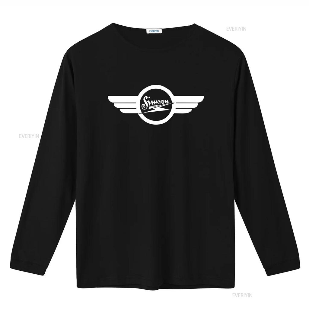 Mens Simson T Shirt with Stylish Winged Logo Design Available Up To 5XL Vintage Washed Slightly Soft Streetwear Comfortable
