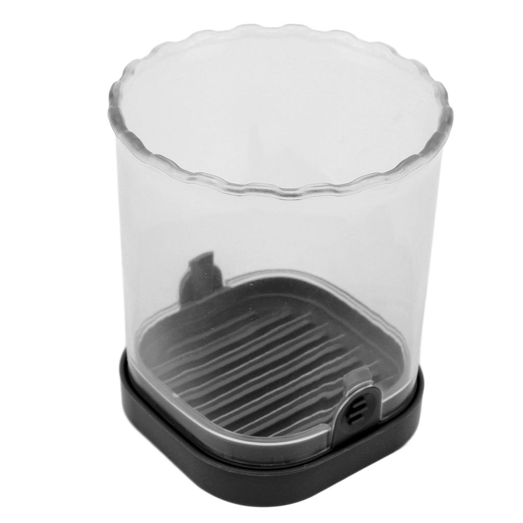 Slicing Cup Stainless Steel Multifunctional Labor Saving Safe with Push Plate Cutter Cup for Fruit Vegetable Black