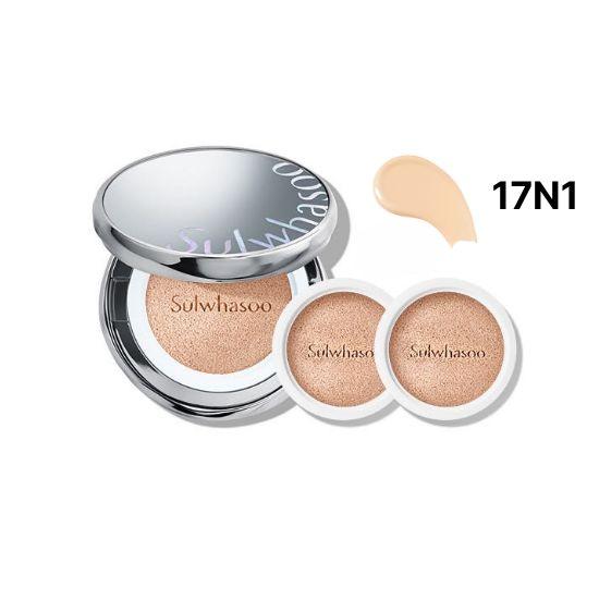 

Sulwhasoo Perfecting Cushion Airy (Main + 2 Refills Set) 15g*3 (SPF50+ / PA+++) 17N1