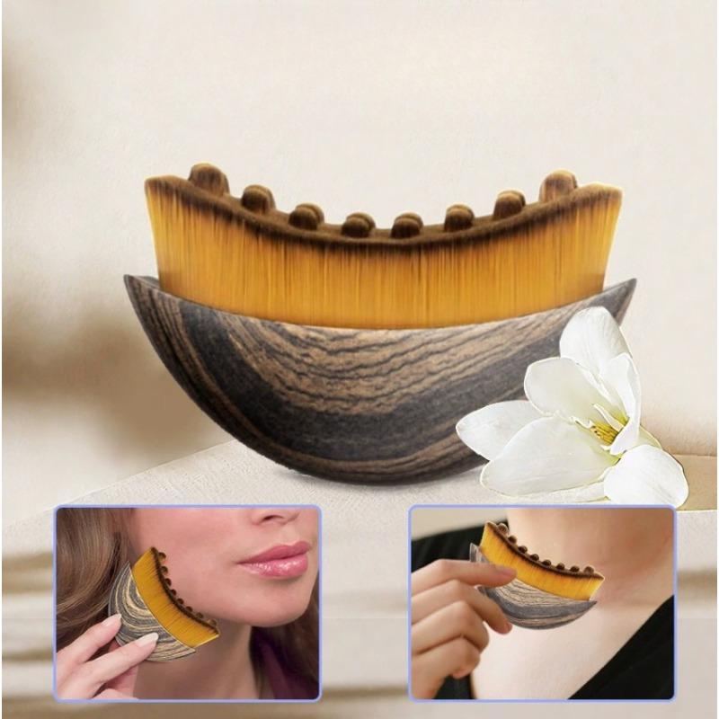 Lymphatic Contour Facial Massage Brush, Eye and Neck Care Brush