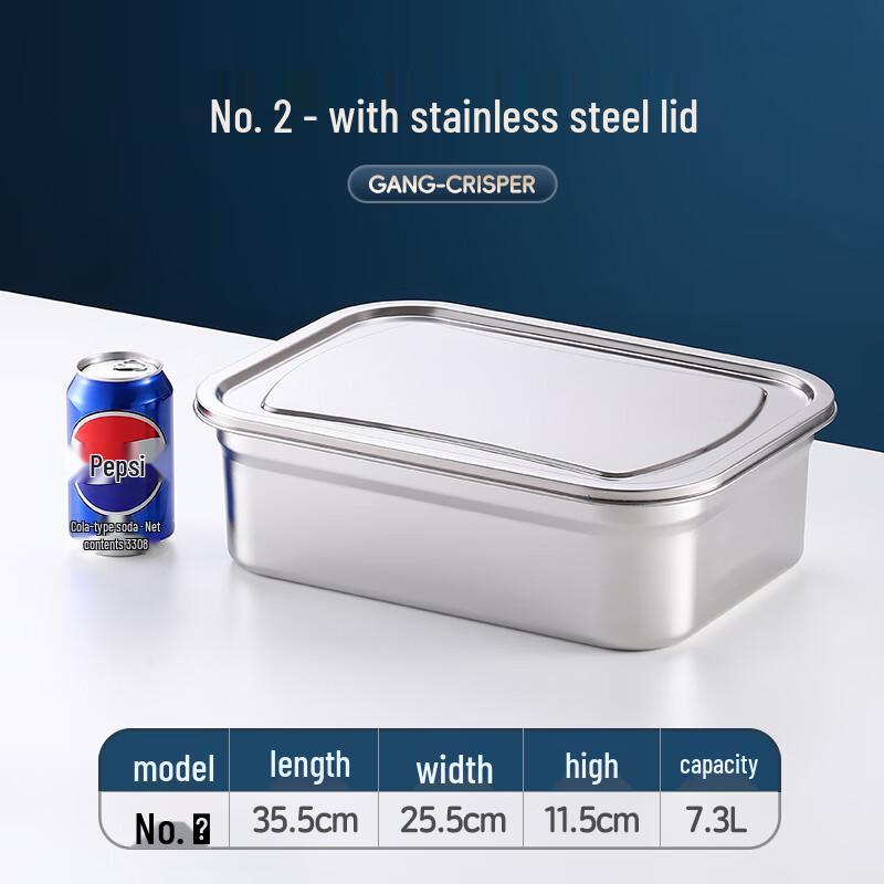 304 Stainless Steel Food Storage Container