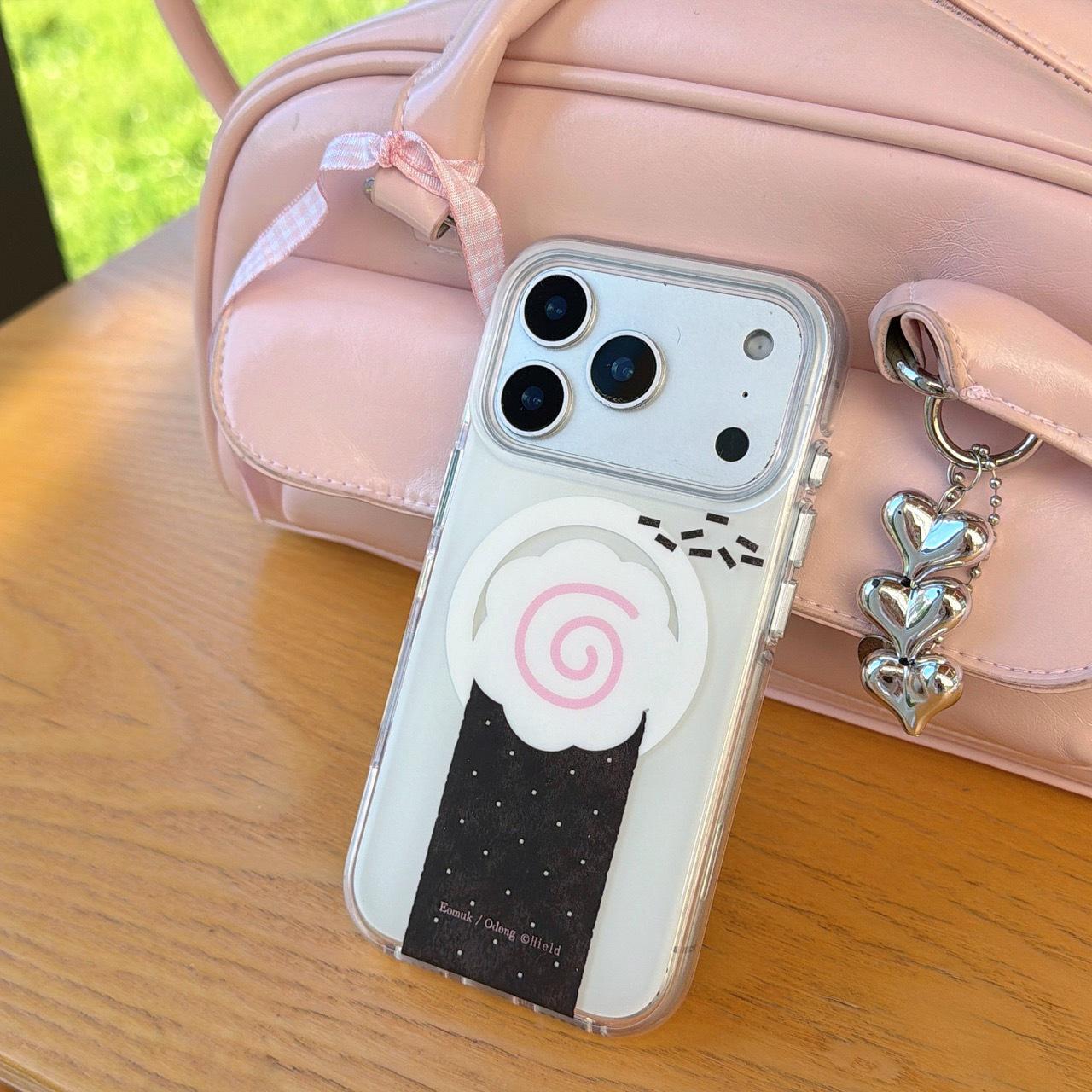 

Creative Fish Cake Onigiri Magnetic Phone Holder for iPhone 14/15/16/17 Pro Max Women s Case Apple 16 Pro Max