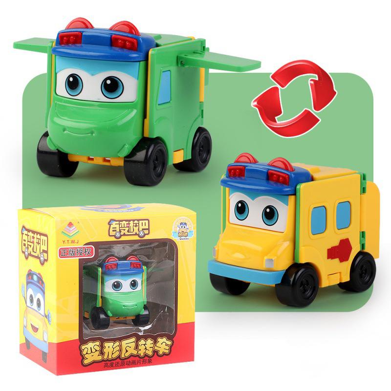 Gogobus Transformable School Bus Robot Deformation Doublesided Car Kid Toys