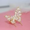 Super Immortal Zircon Butterfly Open Index Finger Ring, Trendy Design Temperament Versatile Index Finger Ring