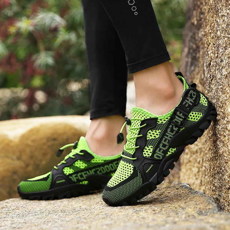Unisex Cross-Border Canyoning & Hiking Shoes: Amphibious, Wear-Resistant, Non-Slip, Breathable, Large Sizes Available.