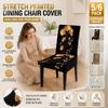 1/6pcs Full Cover Stretch Chair Cover Elastic Dining Chair Cover Home Decor
