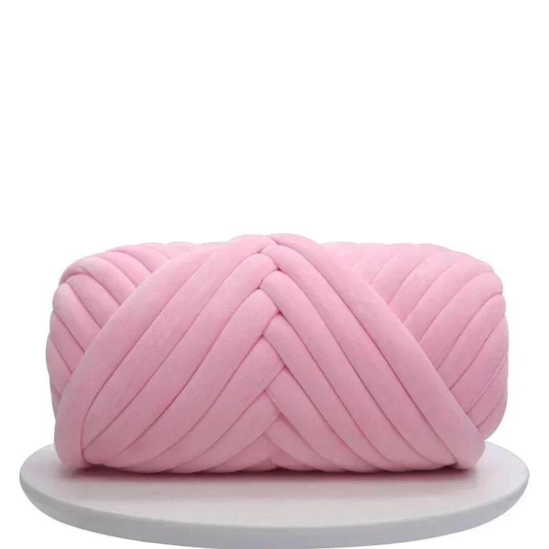 1KG Samt Füllung Chunky Riesen Garn 3cm Dick Handgemacht Wolldecke Linie DIY Handstricken Schal Garn Häkeldecke Teppiche