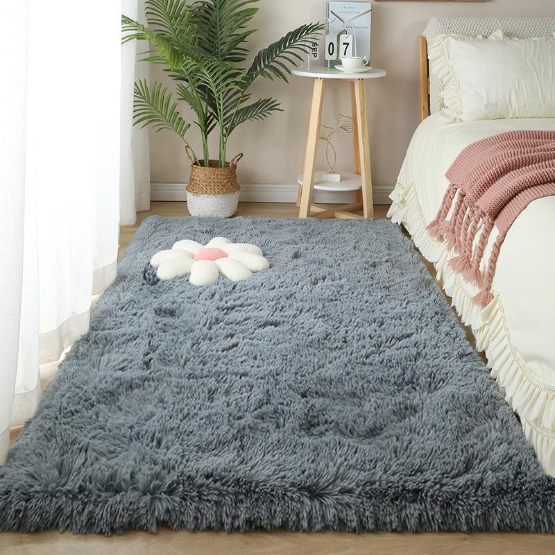 Plush Long Hair Bedside & Living Room Carpet