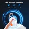 1-10PCS Lightweight to Carry Lanterns USB Rechargeable Market Emergency LED Lights 3 Modes Water Resistant Outdoor Use BBQ Camping Tent Lamp Bulbs