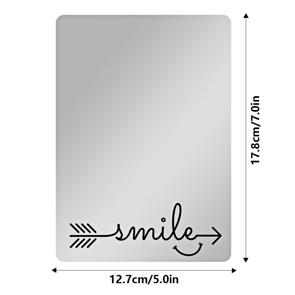 Silné magnetické zrcadlo do skříňky pro školu, kancelář, koupelnovou skříňku, lednici, akrylové zrcátko na líčení, dárek pro dospívající dívky