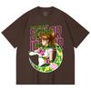 230 g/m² 100 % Baumwolle Sailor Moon V7 Jupiter Print Unisex Schweres Baumwoll-T-Shirt