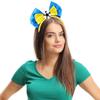 Teen Soccer Bowknot Shape Headbands Woman Student Cheerleading Game Gatherings Hairband Plastic Carnivals Hair Hoop