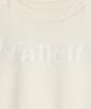 FALLETT Story Logo Embroidered Knit Cream