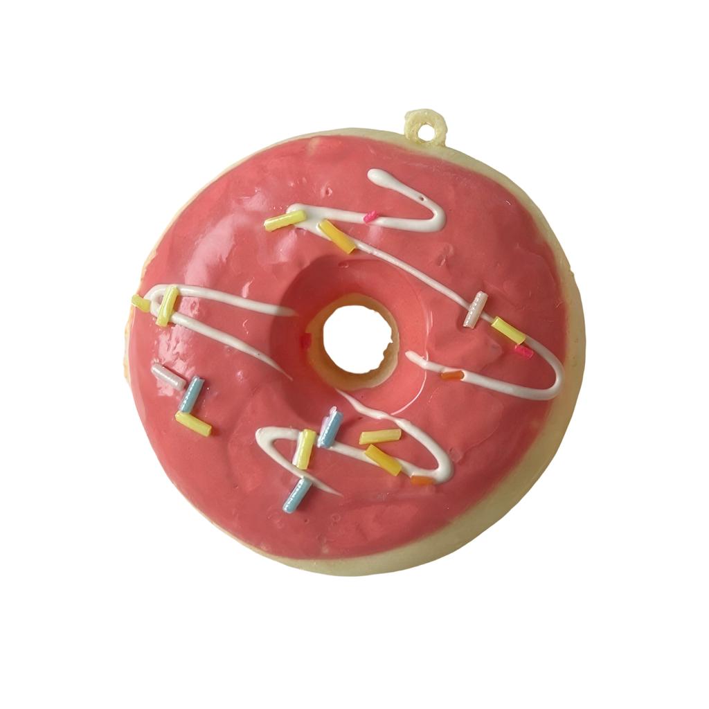 Slow 6cm Donut PU Simulation Bread Stress Relief Toy
