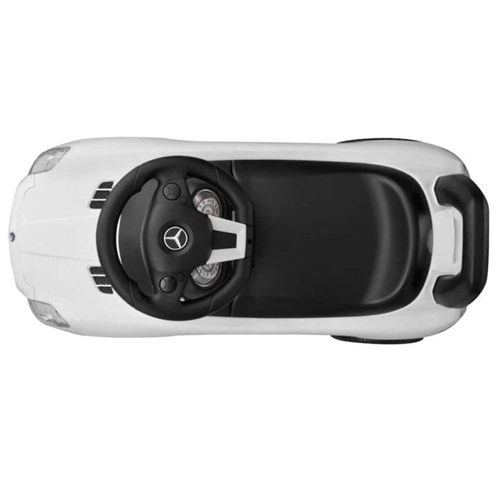 VidaXL Voiture à Pousser par Pieds pour Enfants Blanc Voiture-jouet Tout-petits 80089