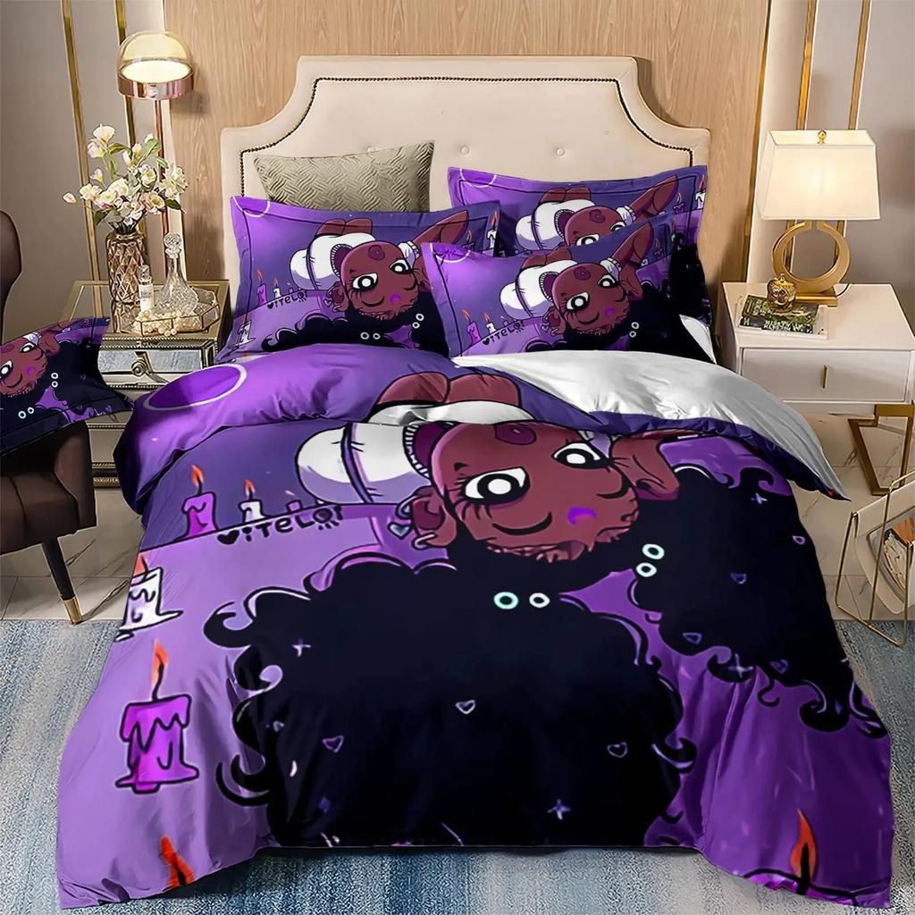 African American Black Girl Duvet Cover SetBlack Girl Magic Bedding Set3D Comforter CoverBirthday Gift for Black Women Girls